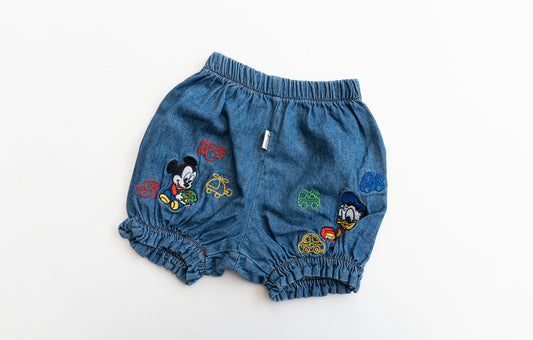Disney Light Denim Shorts, Size 9-12 Months
